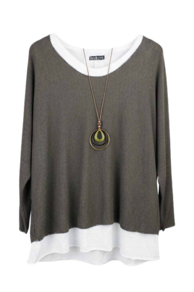 Blusa Tipo Jersey Con Regalo 2 en 1