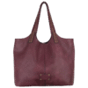 bolso de piel vino tinto