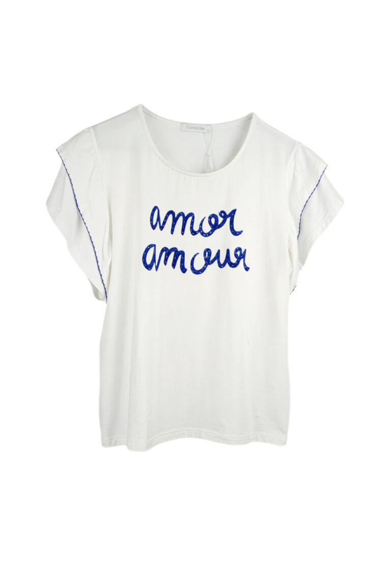 Camiseta Amour 100% Algodón