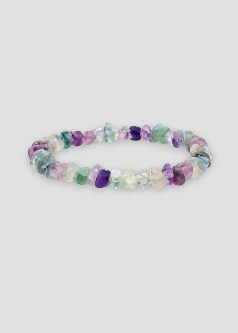 Pulsera Chips Fluorita Arcoiris