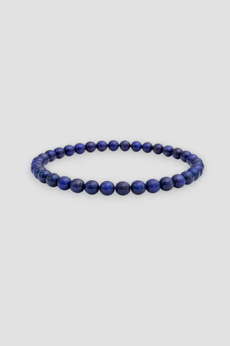 Pulsera de Bola 6mm Lapislazuli