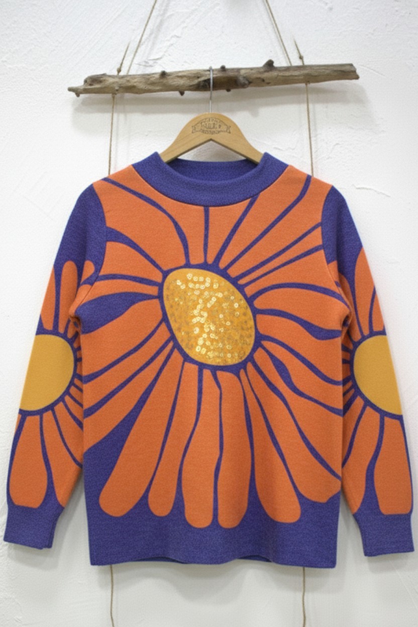 Sueter sol en flor