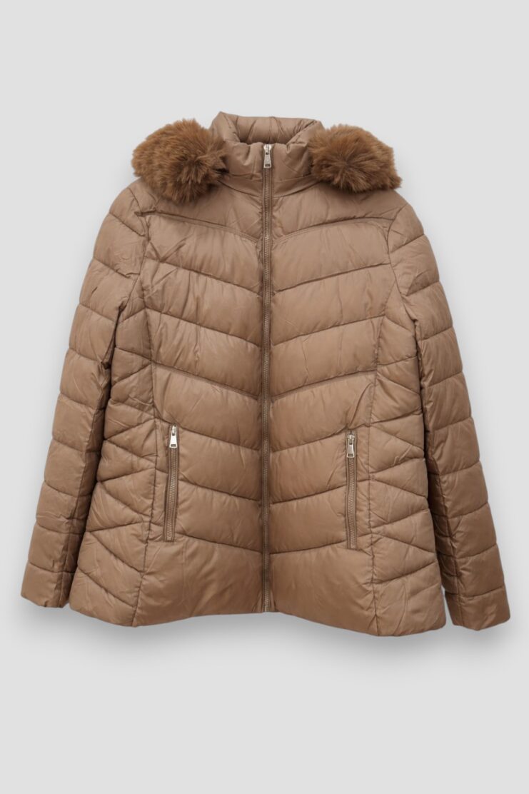 Parka Corta Joven Beige L