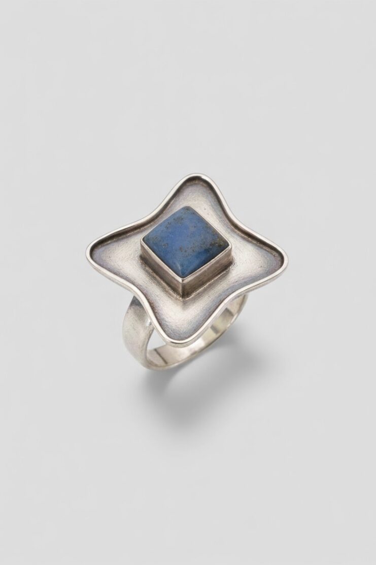 Anillo De Plata Labradorita