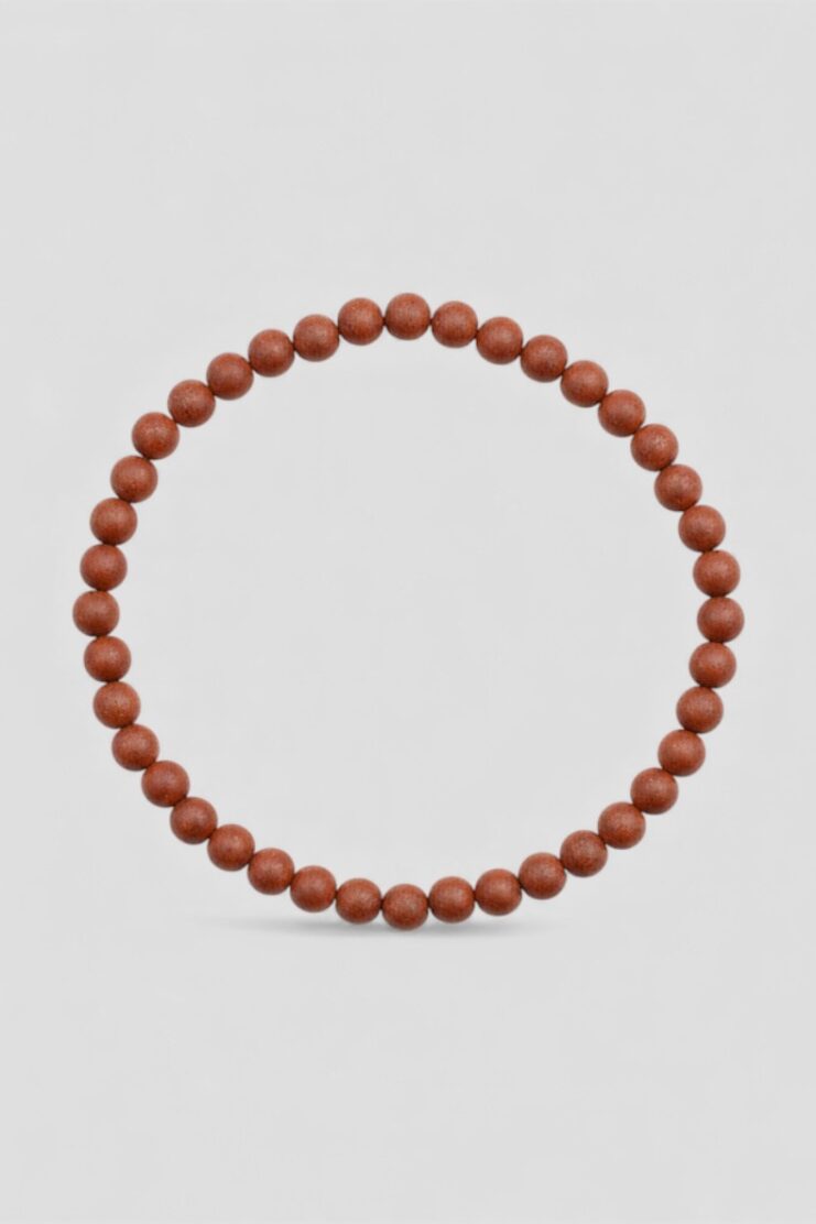 Pulsera Elástica de Jaspe Rojo