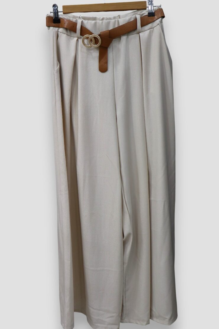 Pantalón Palazzo Brisa Beige