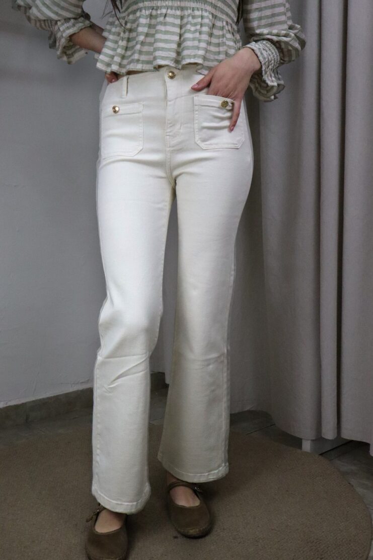 Vaquero María Blanco Roto