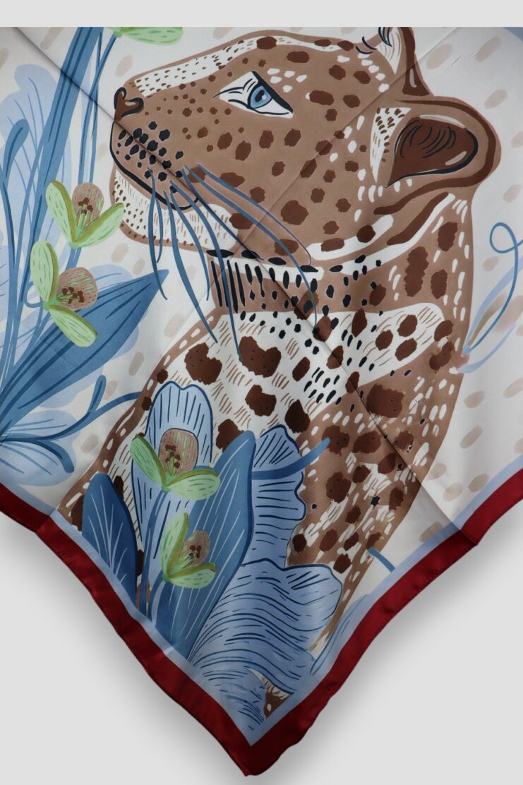 Pañuelo Leopardo Marrón