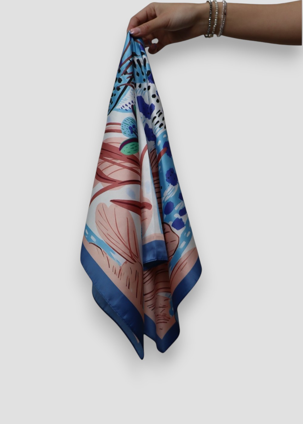 Pañuelo Leopardo Azul - Imagen 2