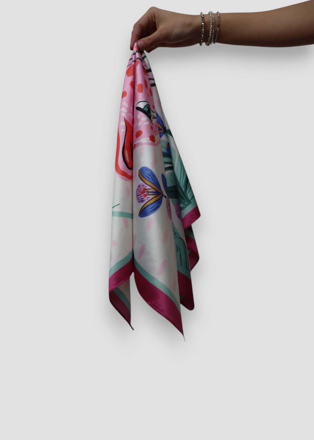 Pañuelo Leopardo Rosa - Imagen 3