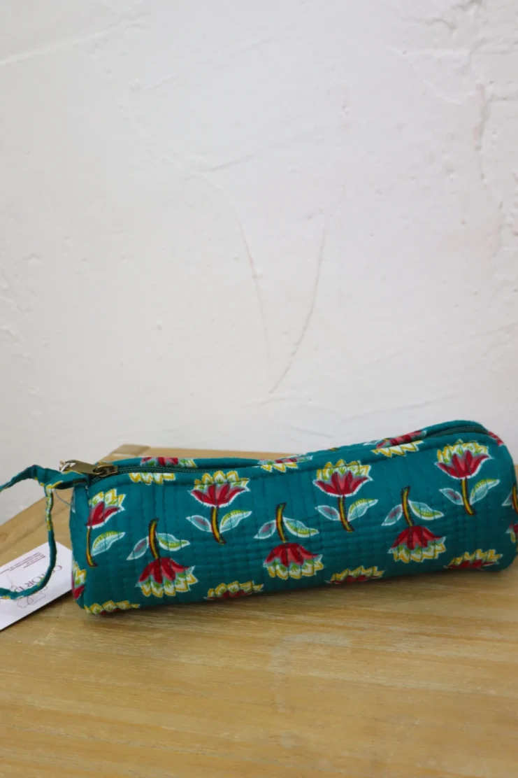 Estuche Estampado Turquesa