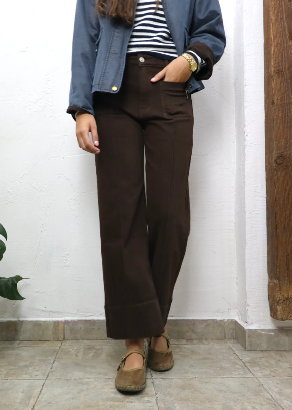 Vaquero Nora Marrón